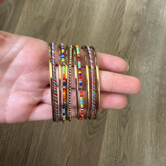 Aldo Gold Bangle Bracelets - Picture 2 of 2